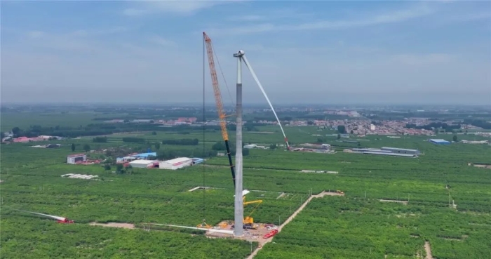 “全球第一吊”再臨燕趙！166米，XCA4000助力華北綠電
